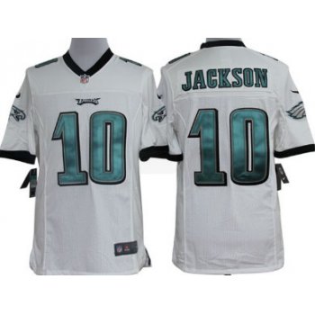 Nike Philadelphia Eagles #10 DeSean Jackson White Limited Jersey
