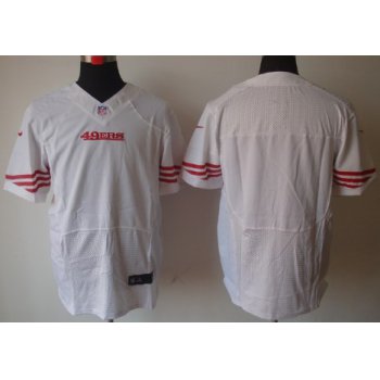 Nike San Francisco 49ers Blank White Elite Jersey