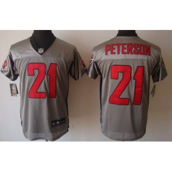 Nike Arizona Cardinals #21 Patrick Peterson Gray Shadow Elite Jersey
