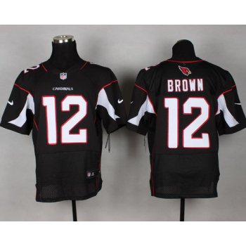 Nike Arizona Cardinals #12 John Brown Black Elite Jersey