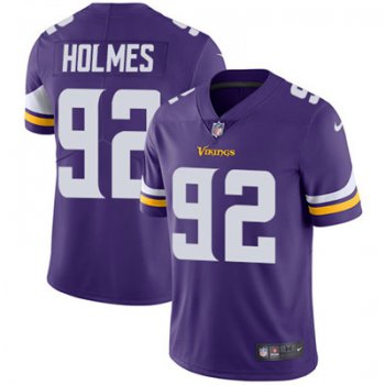 Nike Minnesota Vikings #92 Jalyn Holmes Purple Team Color Men's Stitched NFL Vapor Untouchable Limited Jersey