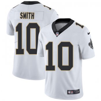 Nike New Orleans Saints #10 Tre'Quan Smith White Men's Stitched NFL Vapor Untouchable Limited Jersey