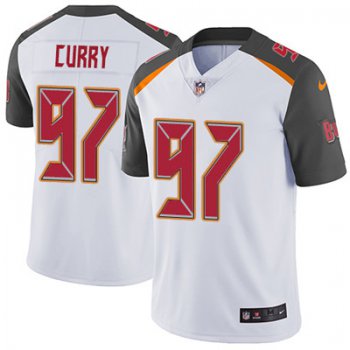 Nike Tampa Bay Buccaneers #97 Vinny Curry White Men's Stitched NFL Vapor Untouchable Limited Jersey