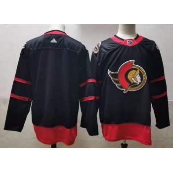 Men's Ottawa Senators Blank Black Adidas 2020-21 Stitched NHL Jersey