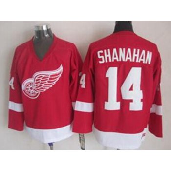 Detroit Red Wings #14 Brendan Shanahan Red Throwback CCM Jersey