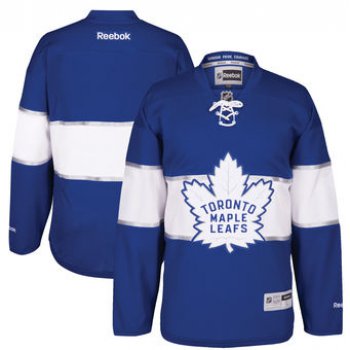 Men's Toronto Maple Leafs Reebok Blue 2017 Centennial Classic Premier Blank Jersey