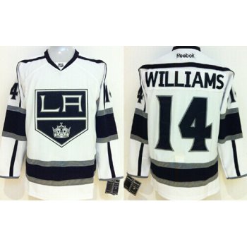 Los Angeles Kings #14 Justin Williams White Jersey