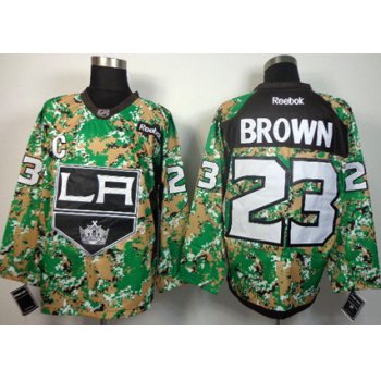 Los Angeles Kings #23 Dustin Brown 2014 Camo Jersey