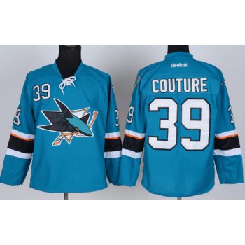 San Jose Sharks #39 Logan Couture 2014 Blue Jersey