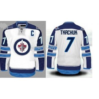 Winnipeg Jets #7 Keith Tkachuk White Jersey