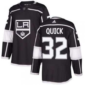 Adidas Kings #32 Jonathan Quick Black Home Authentic Stitched NHL Jersey