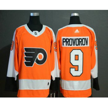 Men's Philadelphia Flyers #9 Ivan Provorov Orange Adidas Stitched NHL Jersey
