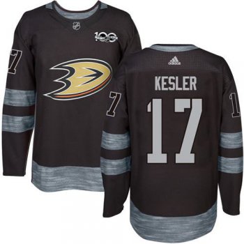 Adidas Ducks #17 Ryan Kesler Black 1917-2017 100th Anniversary Stitched NHL Jersey
