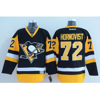Pittsburgh Penguins #72 Patric Hornqvist Black Third Jersey