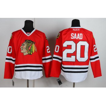 Chicago Blackhawks #20 Brandon Saad Red Jersey