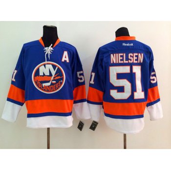 New York Islanders #51 Frans Nielsen Light Blue Jersey