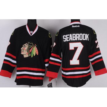 Chicago Blackhawks #7 Brent Seabrook Black Jersey
