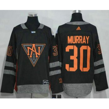 Men's North America Hockey #30 Matt Murray Black 2016 World Cup of Hockey Stitched adidas WCH Game Jersey