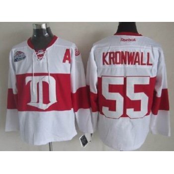 Detroit Red Wings #55 Niklas Kronwall White Winter Classic Jersey