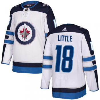 Adidas NHL Winnipeg Jets #18 Bryan Away White Authentic Jersey