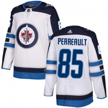 Adidas NHL Winnipeg Jets #85 Mathieu Perreault Away White Authentic Jersey