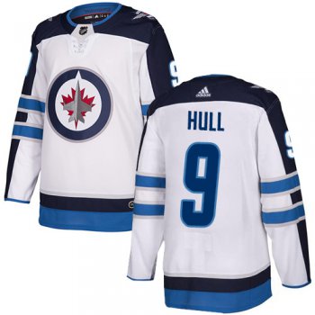 Adidas NHL Winnipeg Jets #9 Bobby Hull Away White Authentic Jersey