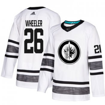 Jets #26 Blake Wheeler White Authentic 2019 All-Star Stitched Hockey Jersey