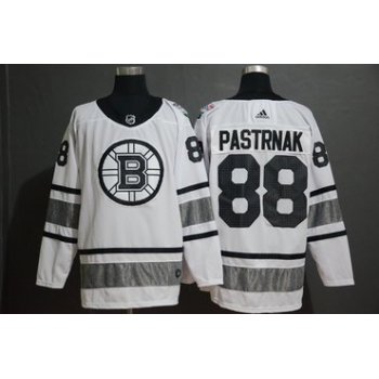 Men's Boston Bruins 88 David Pastrnak White 2019 NHL All-Star Game Adidas Jersey