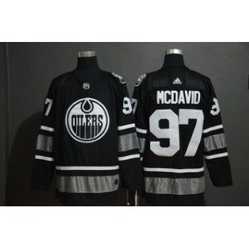 Men's Edmonton Oilers 97 Connor McDavid Black 2019 NHL All-Star Game Adidas Jersey