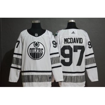 Men's Edmonton Oilers 97 Connor McDavid White 2019 NHL All-Star Game Adidas Jersey
