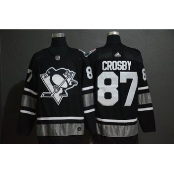 Men's Pittsburgh Penguins 87 Sidney Crosby Black 2019 NHL All-Star Game Adidas Jersey