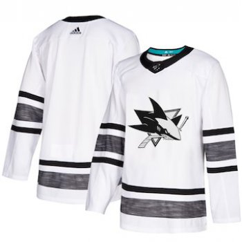 Men's San Jose Sharks White 2019 NHL All-Star Game Adidas Jersey