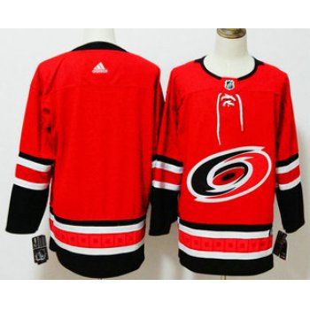 Men's Carolina Hurricanes Blank Red 2017-2018 Hockey Stitched NHL Jersey