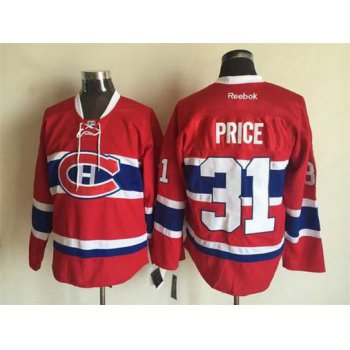 Men's Montreal Canadiens #31 Carey Price Reebok Red 2015-16 Home Premier NHL Jersey