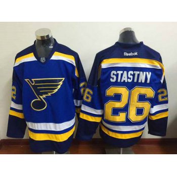 Men's St. Louis Blues #26 Paul Stastny 2014 Blue Home NHL Reebok Jersey