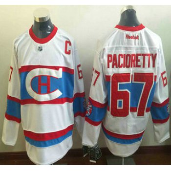 Montreal Canadiens #67 Max Pacioretty Reebok White 2016 Winter Classic Premier Jersey