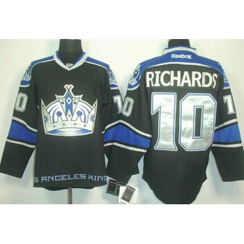 Los Angeles Kings #10 Mike Richards Black Third Jersey
