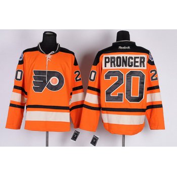 Philadelphia Flyers #20 Chris Pronger 2012 Winter Classic Orange Jersey