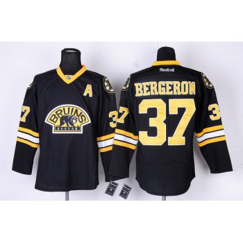 Boston Bruins #37 Patrice Bergeron Black Third Jersey