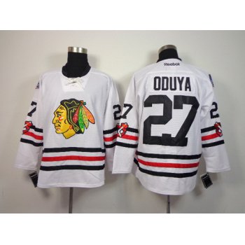 Chicago Blackhawks #27 Johnny Oduya 2015 Winter Classic White Jersey