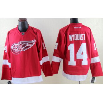 Detroit Red Wings #14 Gustav Nyquist Red Jersey