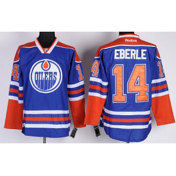 Edmonton Oilers #14 Eberle Royal Blue Jersey