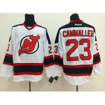 New Jersey Devils #23 Michael Cammalleri White Jersey