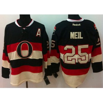Ottawa Senators #25 Chris Neil Black Third Jersey