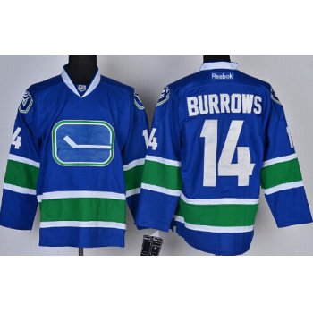Vancouver Canucks #14 Alexandre Burrows Blue Third Jersey