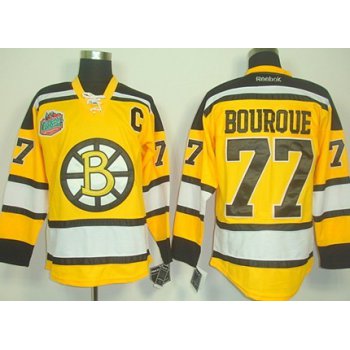 Boston Bruins #77 Ray Bourque Yellow Jersey