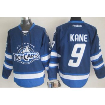 Winnipeg Jets #9 Evander Kane 2012 Blue Ice Caps Jersey