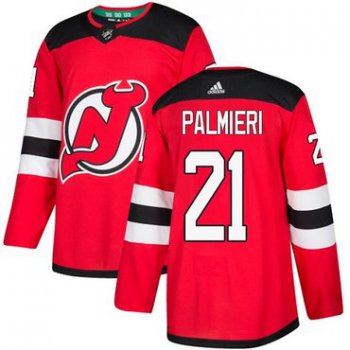 Adidas Devils #21 Kyle Palmieri Red Home Authentic Stitched NHL Jersey