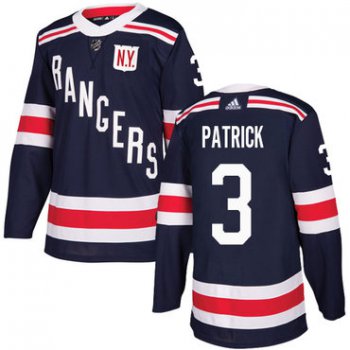Adidas Rangers #3 James Patrick Navy Blue Authentic 2018 Winter Classic Stitched NHL Jersey