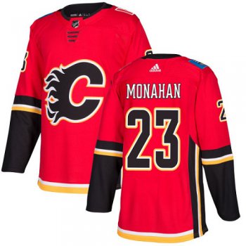 Adidas Flames #23 Sean Monahan Red Home Authentic Stitched NHL Jersey